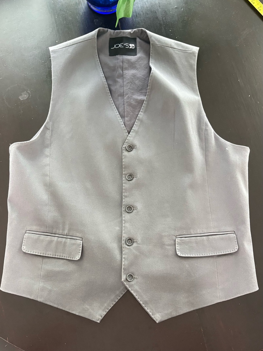 Joe's Jeans Light Gray Men's Dress Vest